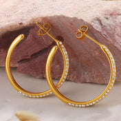 “JOY” Hoop Earrings