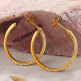 “JOY” Hoop Earrings