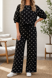 Polka Dot Casual Set