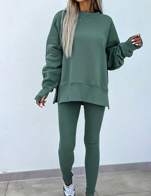 Oversized Ribbed Set