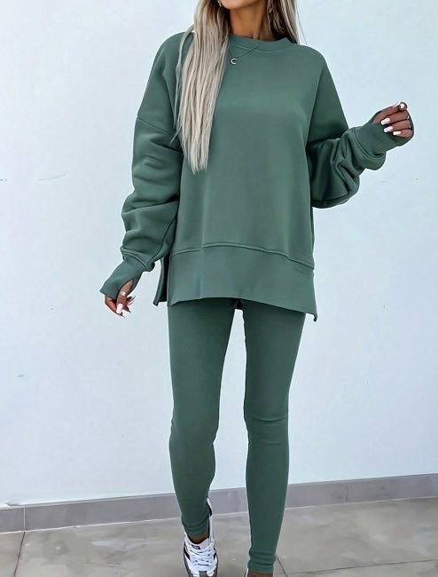 Oversized Ribbed Set