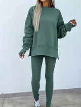 Oversized Ribbed Set