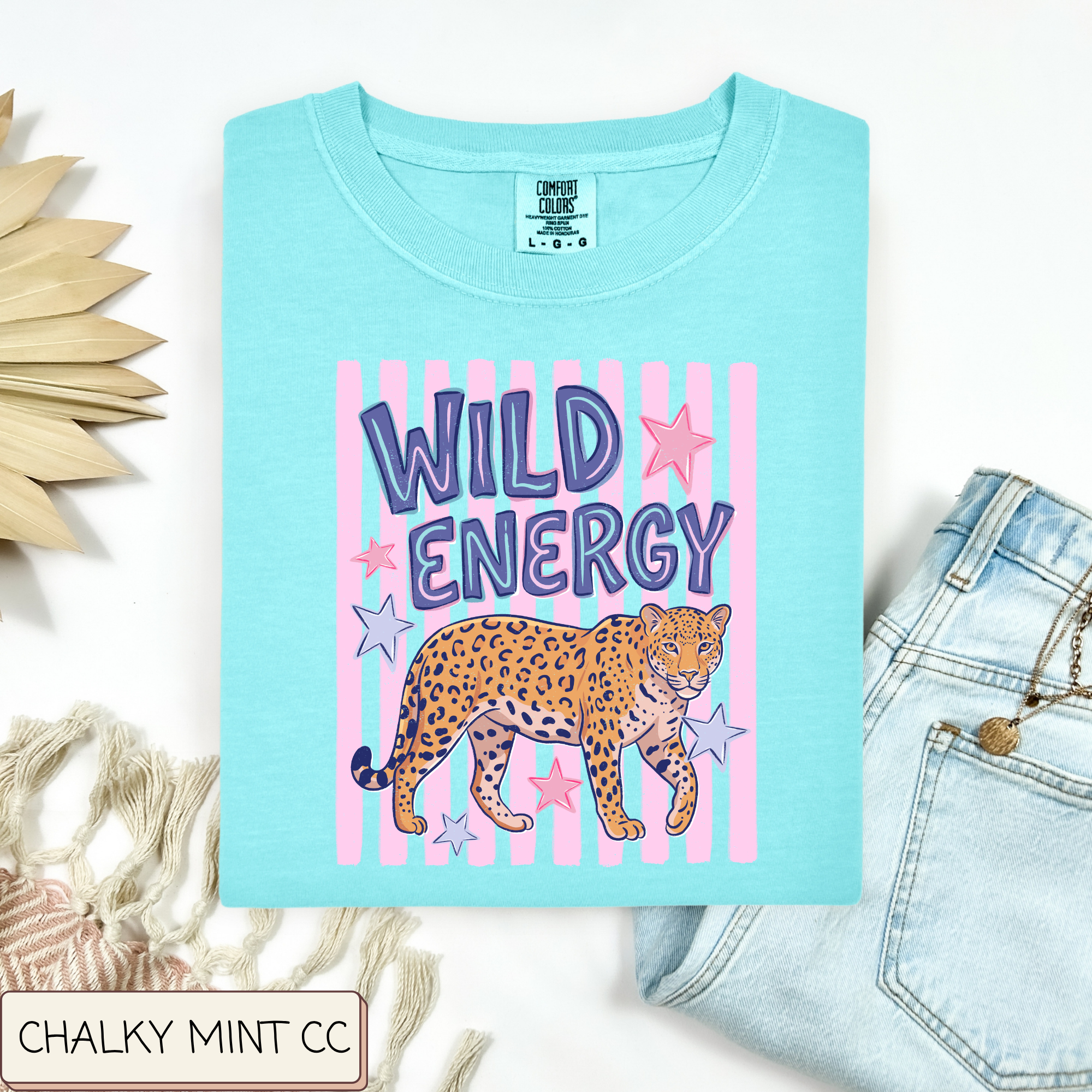Striped Wild Energy Tee.