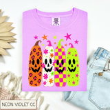 Neon Multiprint Pumpkins Tee.