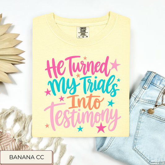 Trials Into Testimony Tee.