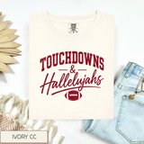 Touchdowns And Hallelujahs Tee.