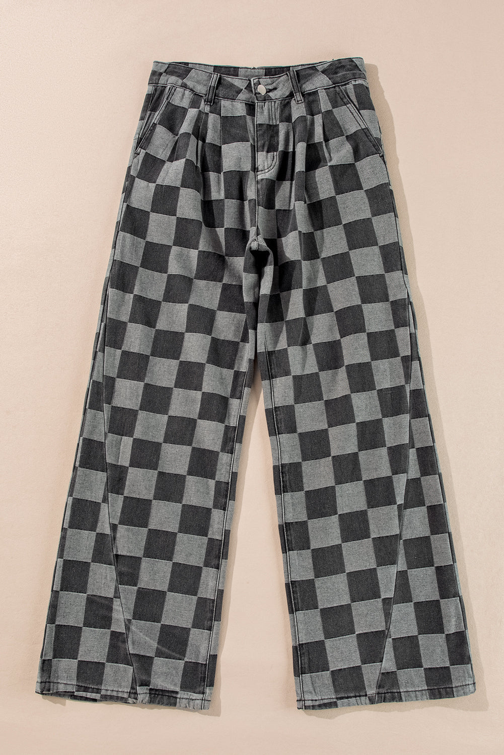 Checkered Jeans