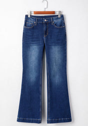 Patch Pocket Bootcut Jeans