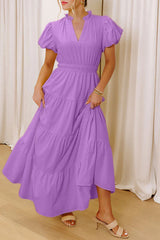 Waist Tiered Dress