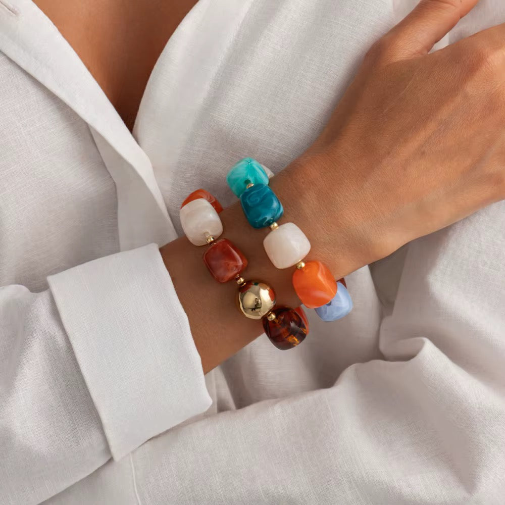 Chunky Stackable Bracelet Set
