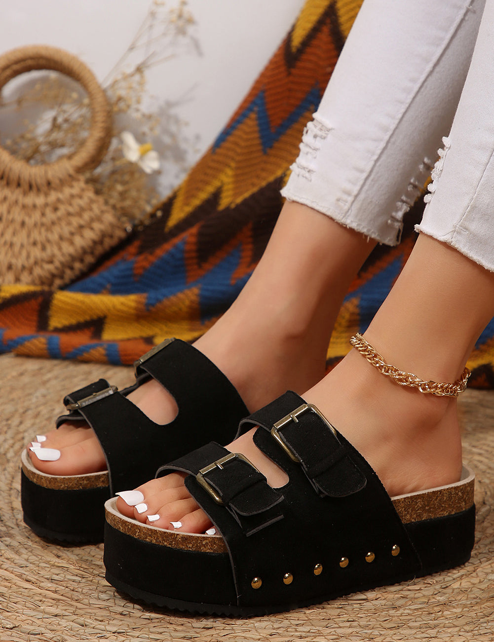 Buckle Platform Sandals RTS