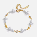 Pearl Cross Bracelet New RTS