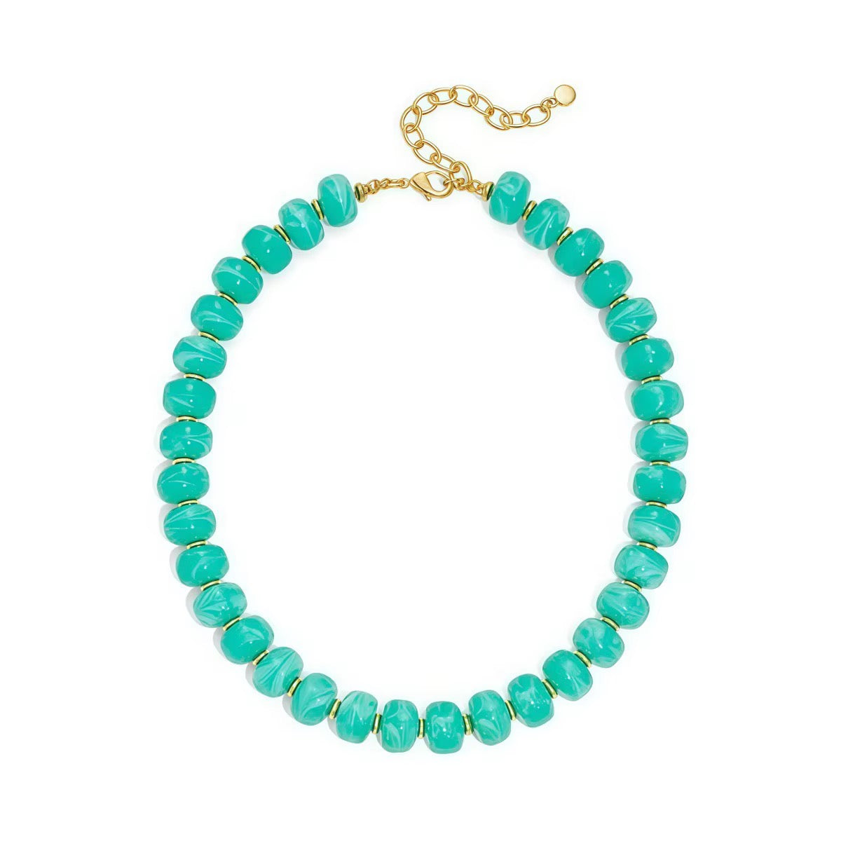 Natural Stone Fall Beaded Necklaces