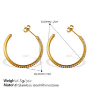 “JOY” Hoop Earrings