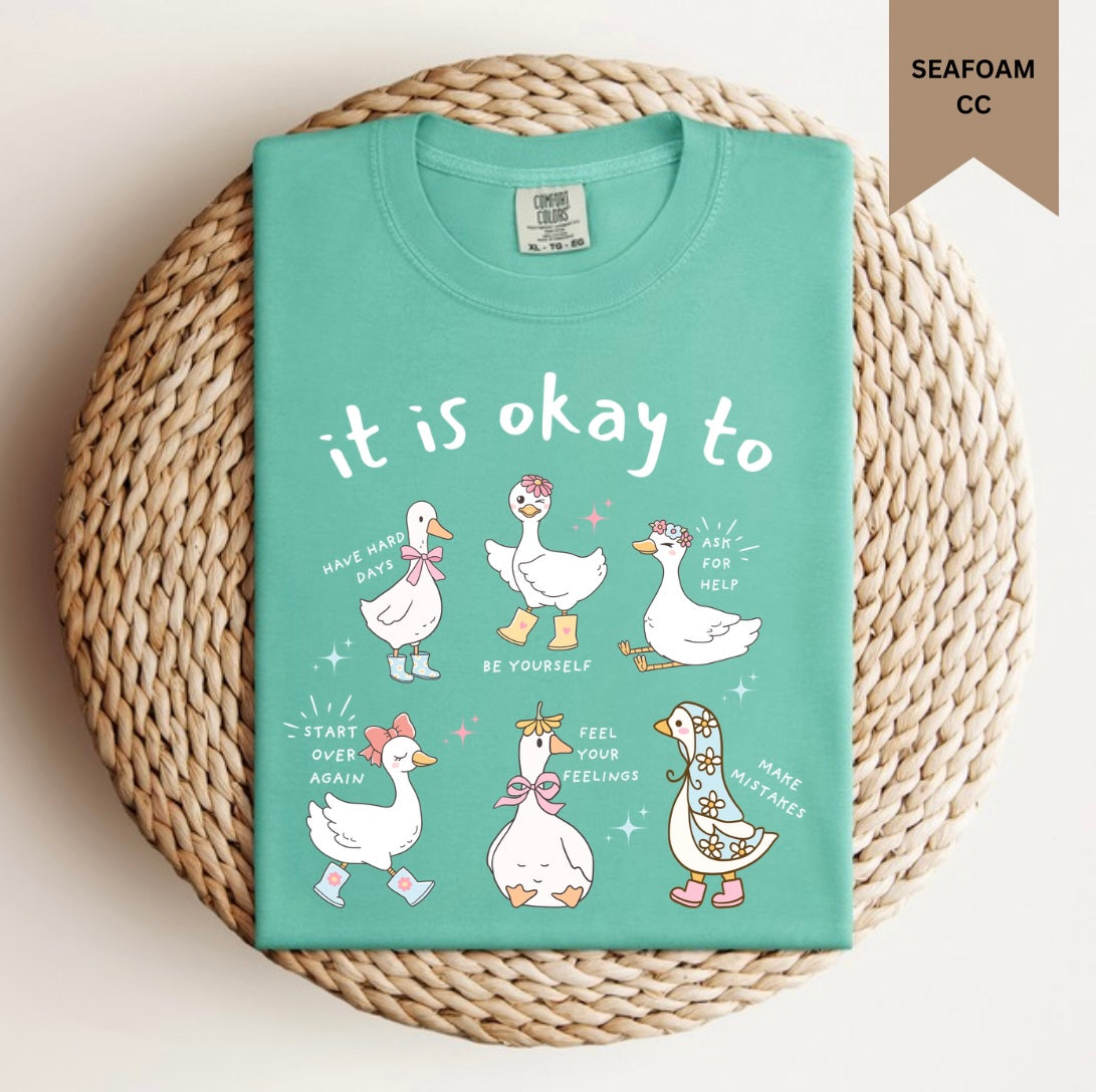 It is Okay Geese Tee.