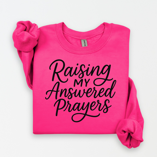 Raising My Answered Prayers PNG