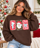 Christmas Collage Trio Sweatshirt.