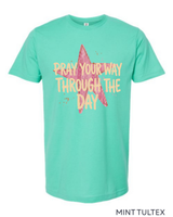 Tultex Pray Your Way Star Tee.