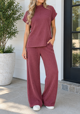 Twisted Ribbed Elastic Set