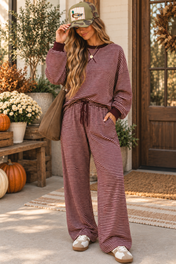 Stripe Two Piece Set *multiple colors*