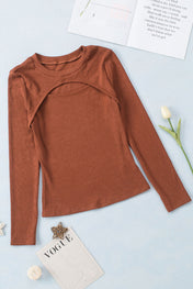 Brown Ribbed Top Full Run RTS