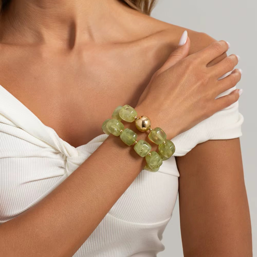 Chunky Stackable Bracelet Set