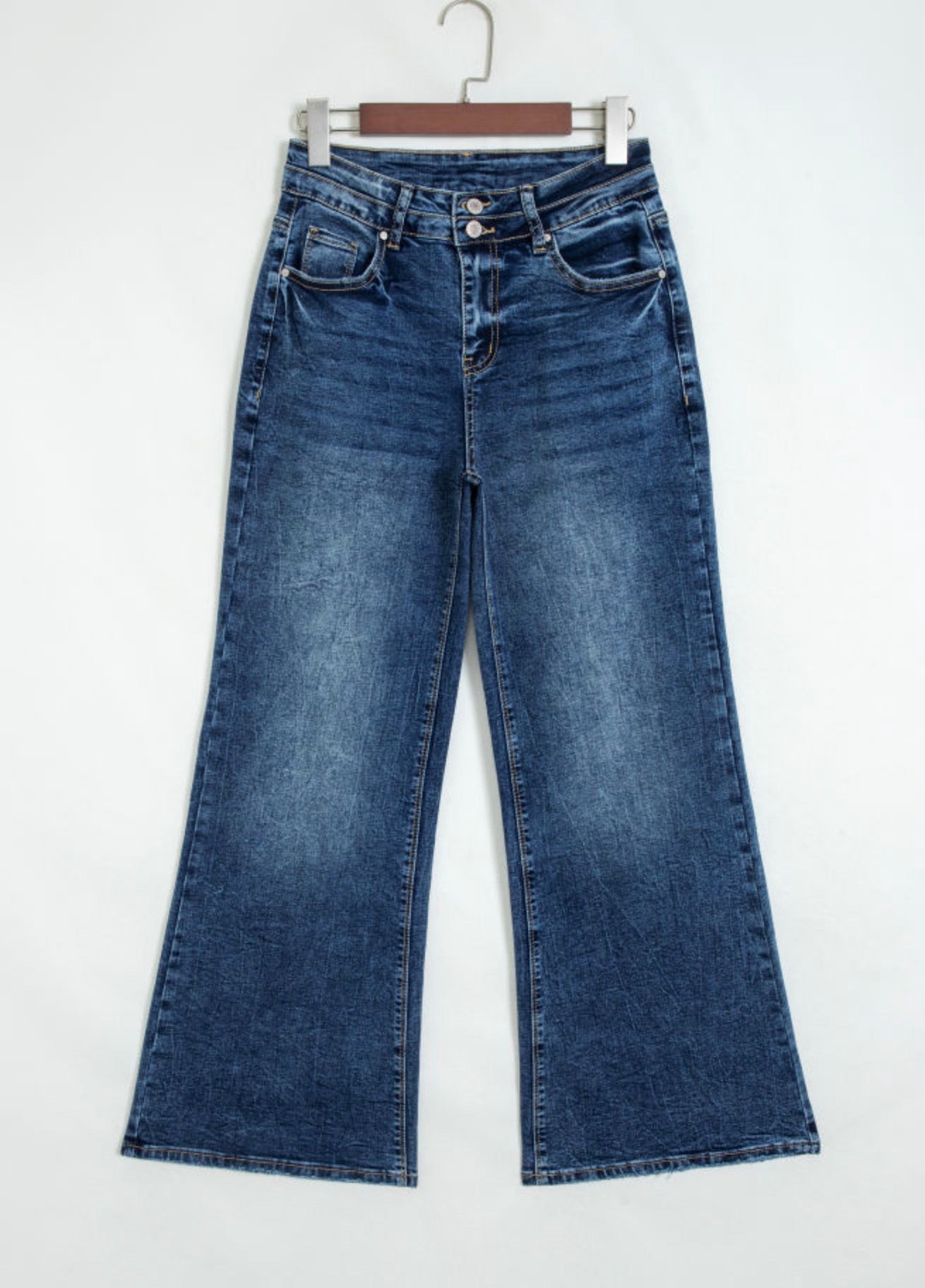 Blue Acid Wash Jeans (Light or Dark Wash)