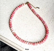 Trendy Stone Colorful Necklace