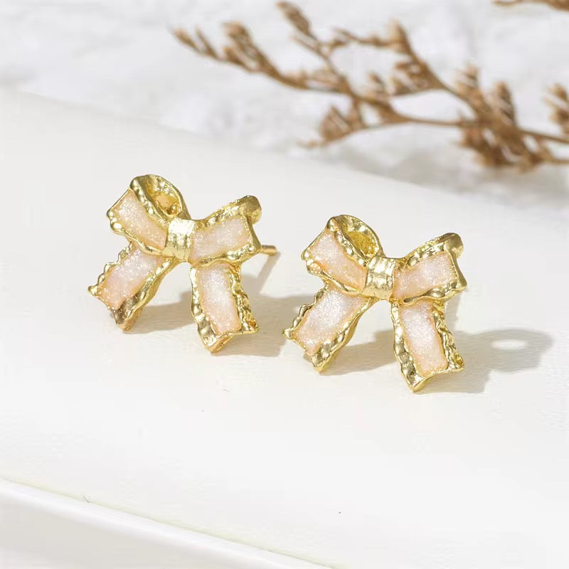 Mini Bow Stud Earrings