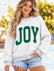 Merry/Joy Reversible Mock Neck Sweatshirt