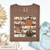 Floral And Leopard Pumpkins Tee.