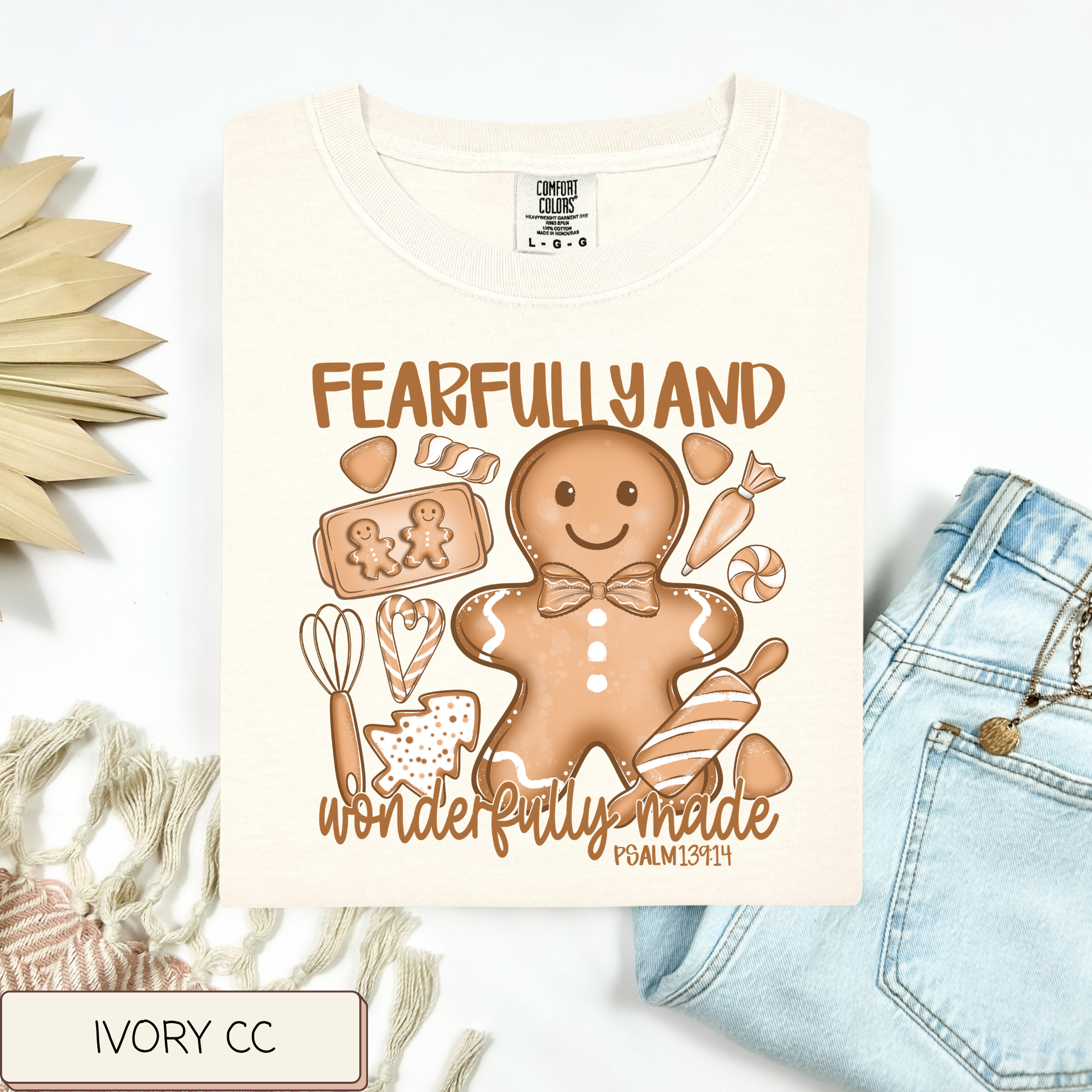 Wonderfully Made Gingerbread Man Tee.