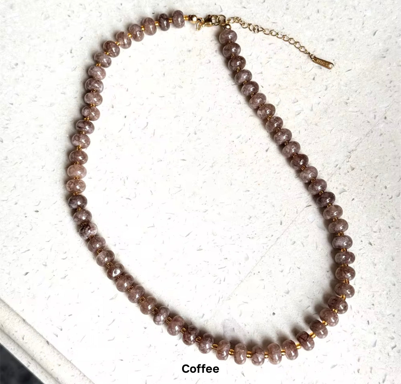 Trendy Stone Colorful Necklace