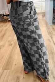 Checkered Jeans