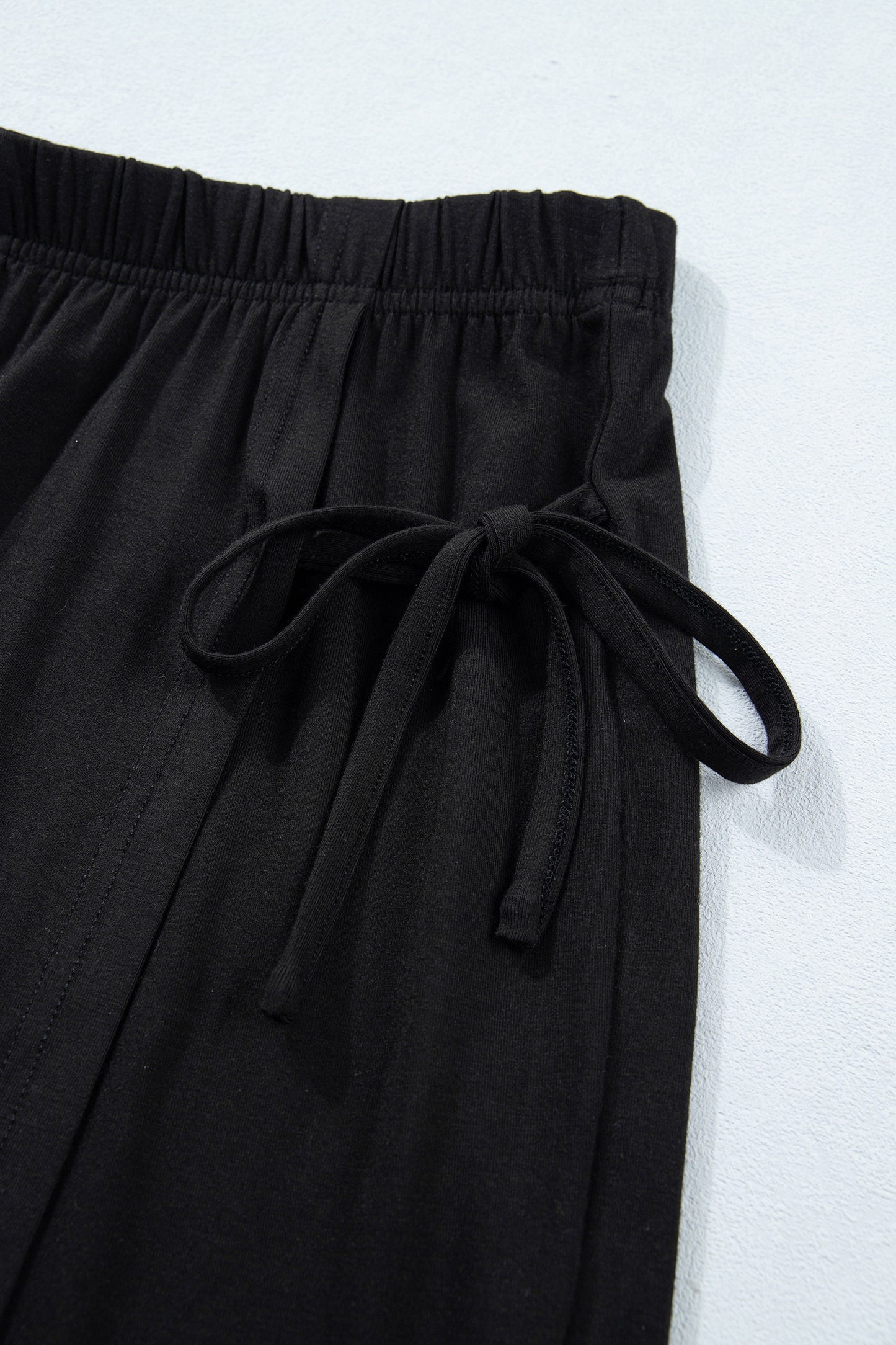 Black Wrap Skortie Set New RTS