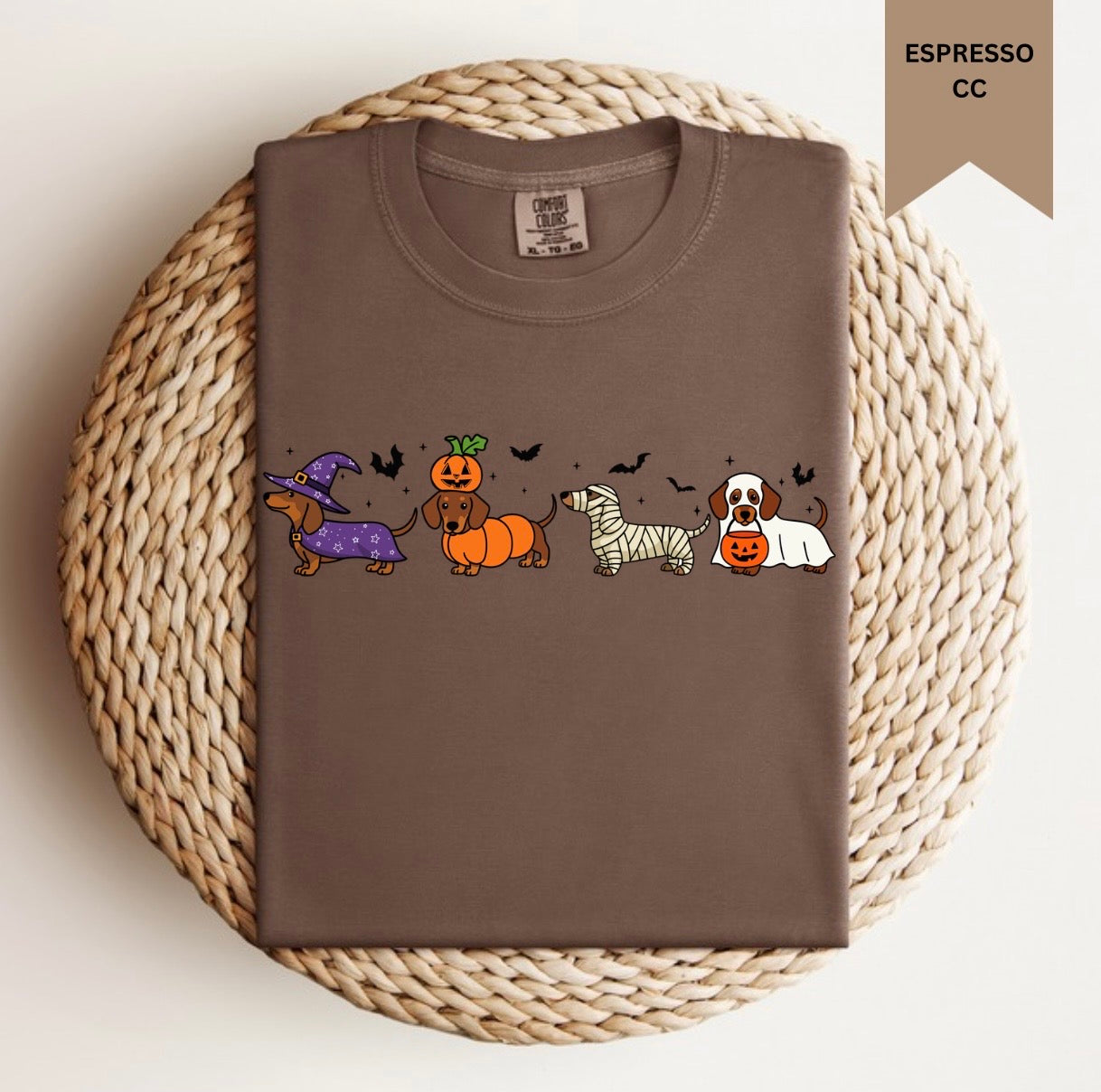 Halloween Dachshund Tee.