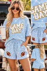 Blue Polka Dot GAME DAY Set Full Run RTS