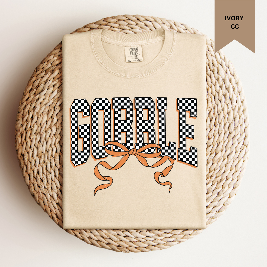 Gobble Checkered Tee.