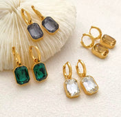 Emerald Cut Earrings