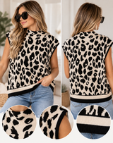 Black Leopard Sweater