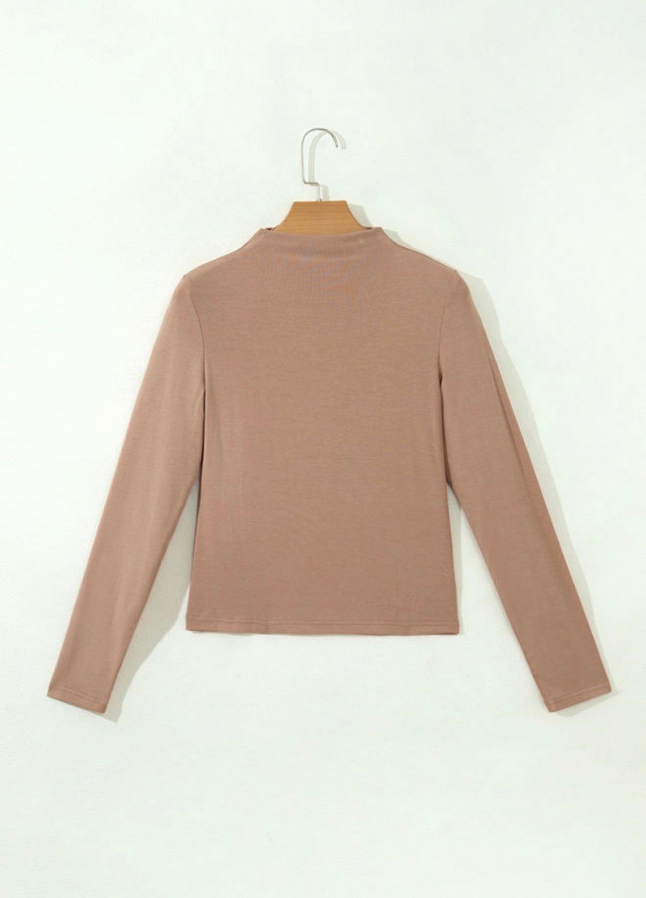 Ribbed High Neck Sheath Top