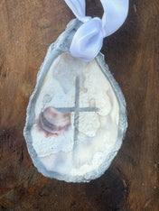 Handmade Oyster Ornament