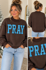 Polka Dot Embroidered Sweatshirt Full Run RTS