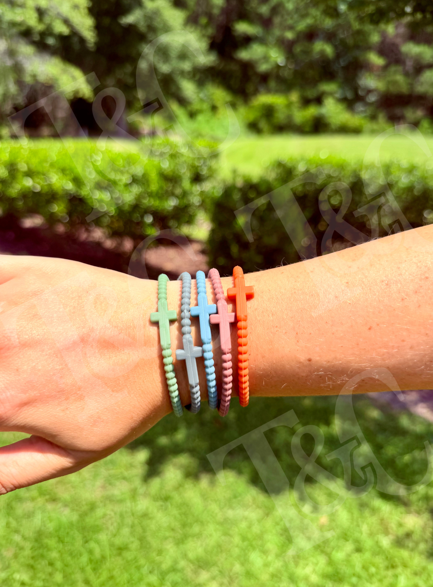 Cross Bracelet Stack RTS
