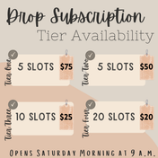 Drop Subscription *MONTHLY*