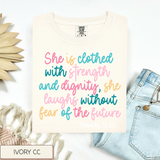 She Is Clothed Tee.