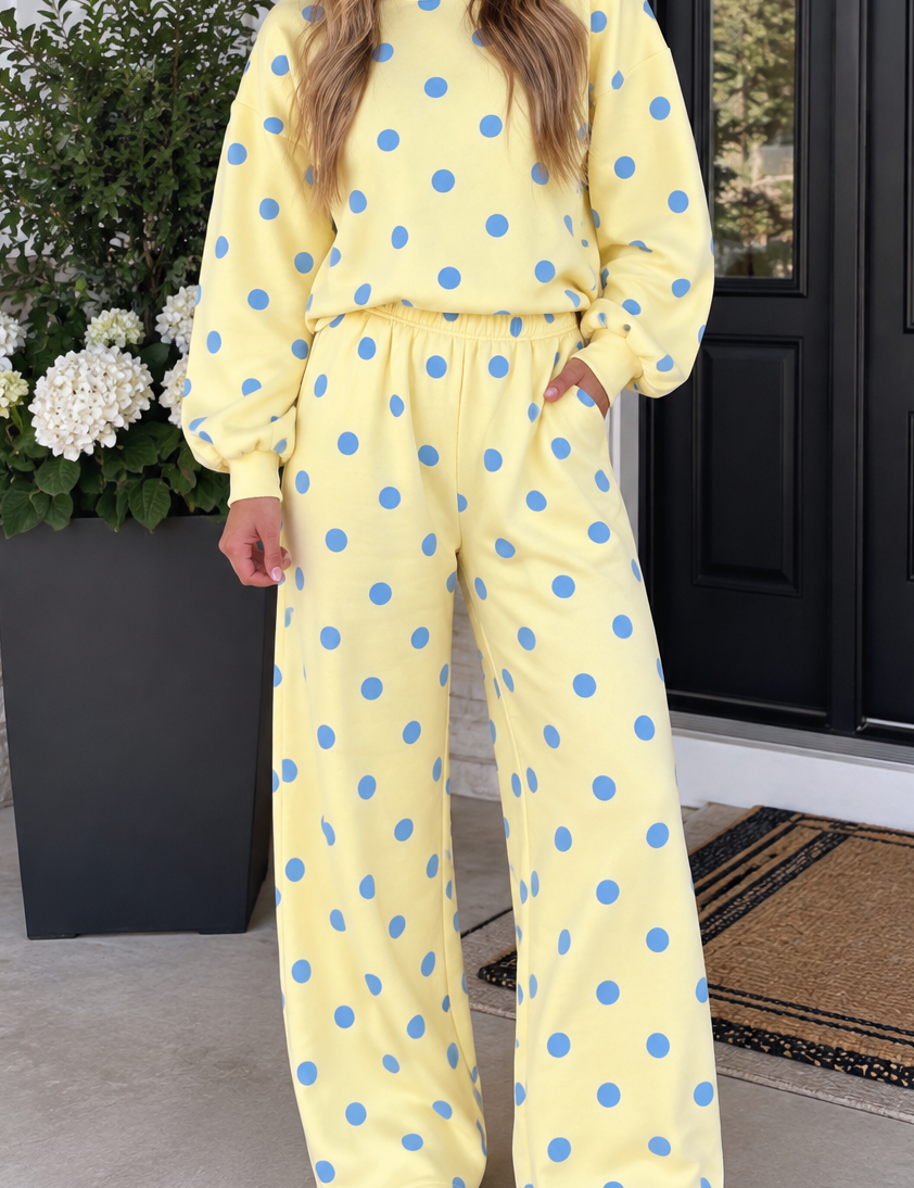 Polka Dot Casual Set