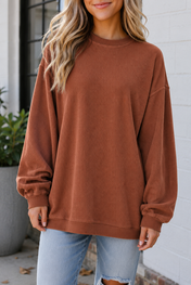 Corduroy Oversized Sweatshirt Full Run RTS