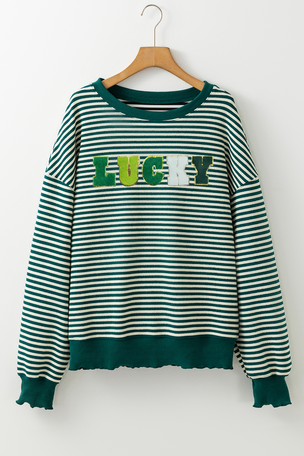 St Patrick's Day Stripe Top