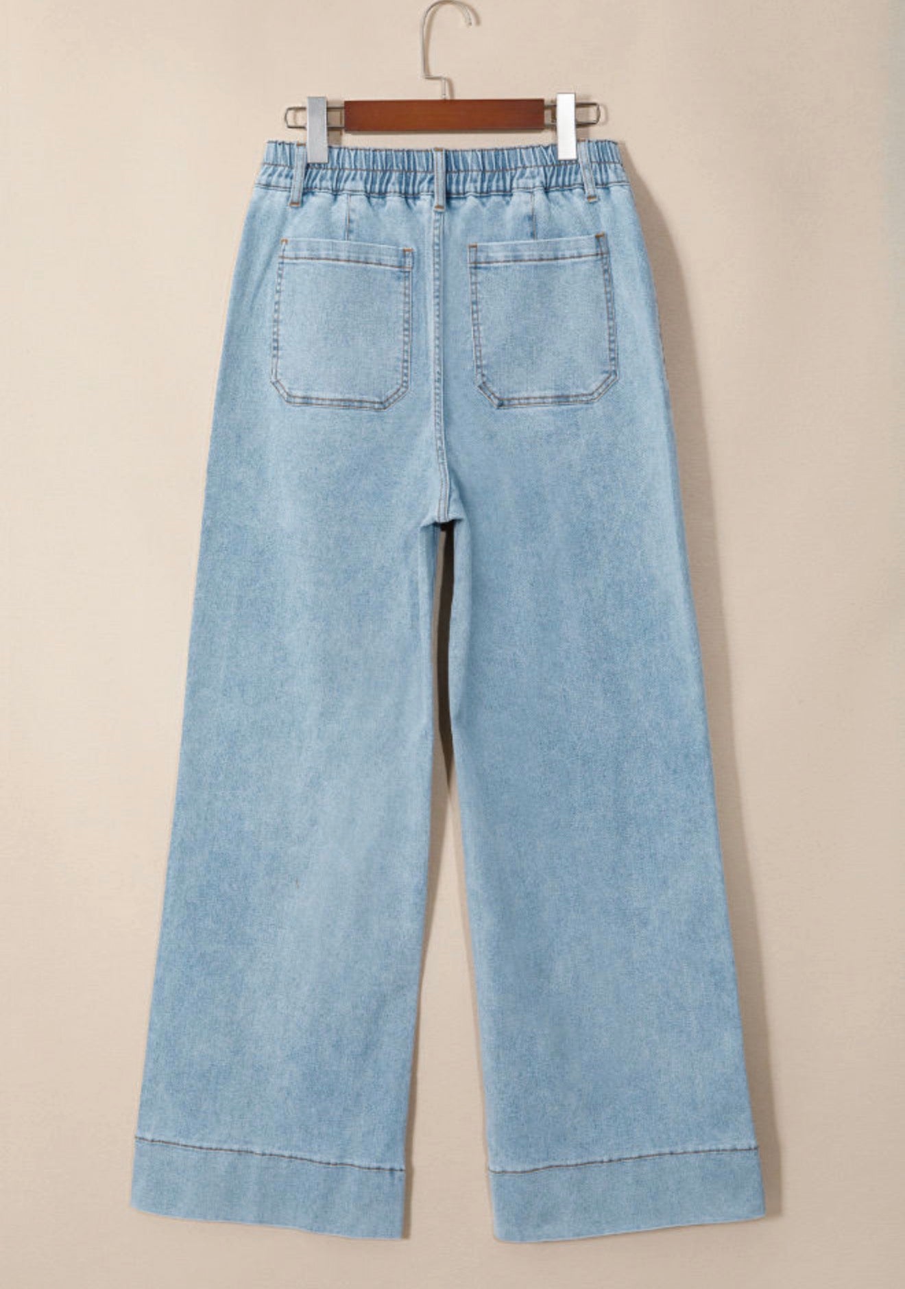 Blue Pocket Denim Jeans